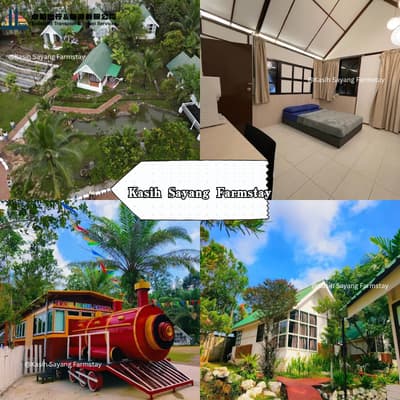 Kasih Sayang Farmstay Kluang Johor — kampung farmstay with pool and mini zoo at foot of Gunung Lambak
